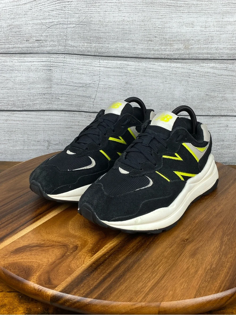 New Balance 57/40 Black Oyster Yellow Shoes W5740HL1 Women’s Sneaker Size 8